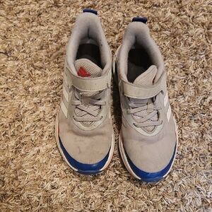 Kids Gray and Blue Athletic Shoes